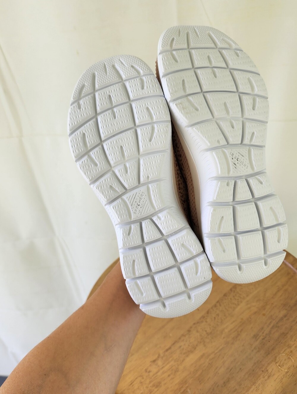 Skechers Women’s Pink Slip-On Sneakers - Picture 8 of 11